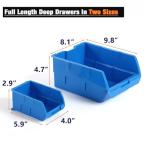 Wallmaster Wall Mounted Storage Bins and Organizer