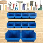 Wallmaster Wall Mounted Storage Bins and Organizer