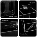 Wall-Mounted Dispenser Box for Hairnets and Masks