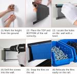 Wallmaster Wall Mounted Storage Bins and Organizer