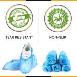KIBERTIC Disposable Waterproof Shoe Covers - 300 Pack
