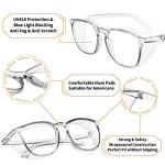 Safety Glasses with Anti-Fog and UV Protection (2 Pack)