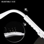 HANCHS 5-Pack Adjustable Safety Glasses, Wide Vision