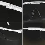 HANCHS 5-Pack Adjustable Safety Glasses, Wide Vision