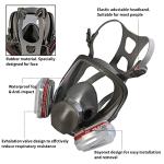 Faburo Reusable Full Face Respirator Mask with Filters