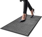 Durable Non-Slip Outdoor Rubber Drainage Mat 36" x 60