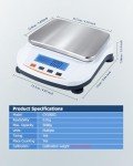 High Precision Digital Lab Balance Scale, 5000g