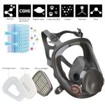 Faburo Reusable Full Face Respirator Mask with Filters