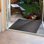 Durable Non-Slip Outdoor Rubber Drainage Mat 36" x 60