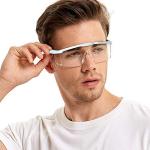 HANCHS 5-Pack Adjustable Safety Glasses, Wide Vision