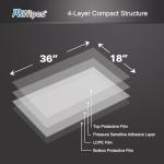 AAwipes Sticky Mat, 18" x 36", 150 Sheets