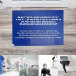Master Elite Cleanroom Sticky Adhesive Floor Mats