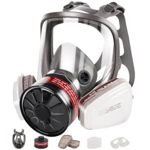 Full Face Gas Mask with 40mm Carbon Filter
