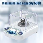 Toemics 500g Precision Digital Analytical Balance Scale