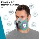 Reusable Half Face Respirator Mask with 2097 Filters