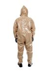 MIRA SAFETY Disposable Hooded Coverall, LG/XL
