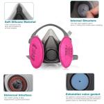 Reusable Half Face Respirator Mask with 2097 Filters