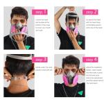 Reusable Half Face Respirator Mask with 2097 Filters