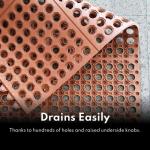 Commercial Grade Anti-Fatigue Rubber Floor Mat, 36" x 60