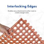 Commercial Grade Anti-Fatigue Rubber Floor Mat, 36" x 60