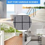 OrangeStar 16-Pack Non-Slip Rubber Floor Mats