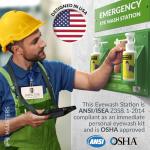 Portable BPA-Free OSHA Eye Wash Station Kit