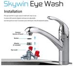 Skywin Faucet-Mounted Emergency Eye Wash Kit