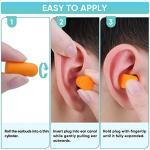 TICONN 200 Pairs Noise Reduction Ear Plugs