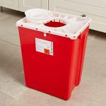 McKesson Prevent Biohazard Sharps Container - 18 Gallon
