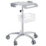 Height Adjustable Stainless Steel Mobile Lab Cart