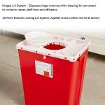 McKesson Prevent Biohazard Sharps Container - 18 Gallon