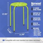 Norwood Stacking Stools for Kids & Adults, 5-Pack