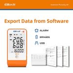 Elitech Digital Temperature Humidity Data Logger GSP-6