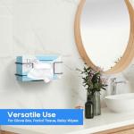 Wall-Mounted Glove Dispenser Holder - Black