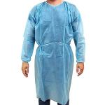20 Pack Disposable Isolation Gowns - Level 2 Blue