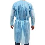 20 Pack Disposable Isolation Gowns - Level 2 Blue