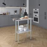 Stainless Steel 14" x 30" Work Table