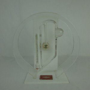 Vintage Virtis McLeod Vacuum Pressure Gauge Glass
