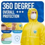 Medtecs Disposable Hazmat Suits - 6 Sizes Available