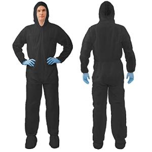 Disposable Isolation Coveralls with Hood and Zipper
