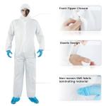 Disposable Hazmat Suit | Full Body Coverage, 7 Sizes