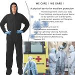 Disposable Isolation Coveralls with Hood and Zipper