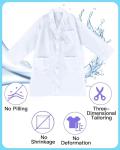 3-Pack Unisex Professional Lab Coats - Medium