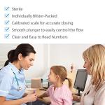 23Ga 1 Inch Safety Needles with Caps - 100 Pack