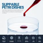 Sterile 90mm Slippable Petri Dishes with Lids