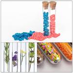 30ml Plastic Test Tubes with Cork Stoppers - 15 Pack