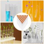 28PCS Clear Plastic Test Tubes with Lids