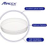Maccx 10 Pack Sterile Plastic Petri Dishes