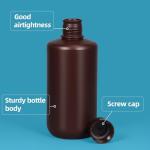 Leak-Proof 1000ml HDPE Round Lab Container