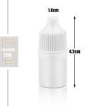 100pcs 2ML Plastic Dropper Bottles with Caps